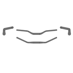 RISER BAR COMFORT 50/31.8 Touring Handlebar Safety Level 5