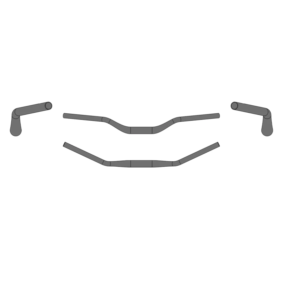 RISER BAR COMFORT 50/31.8 Touring Handlebar Safety Level 5