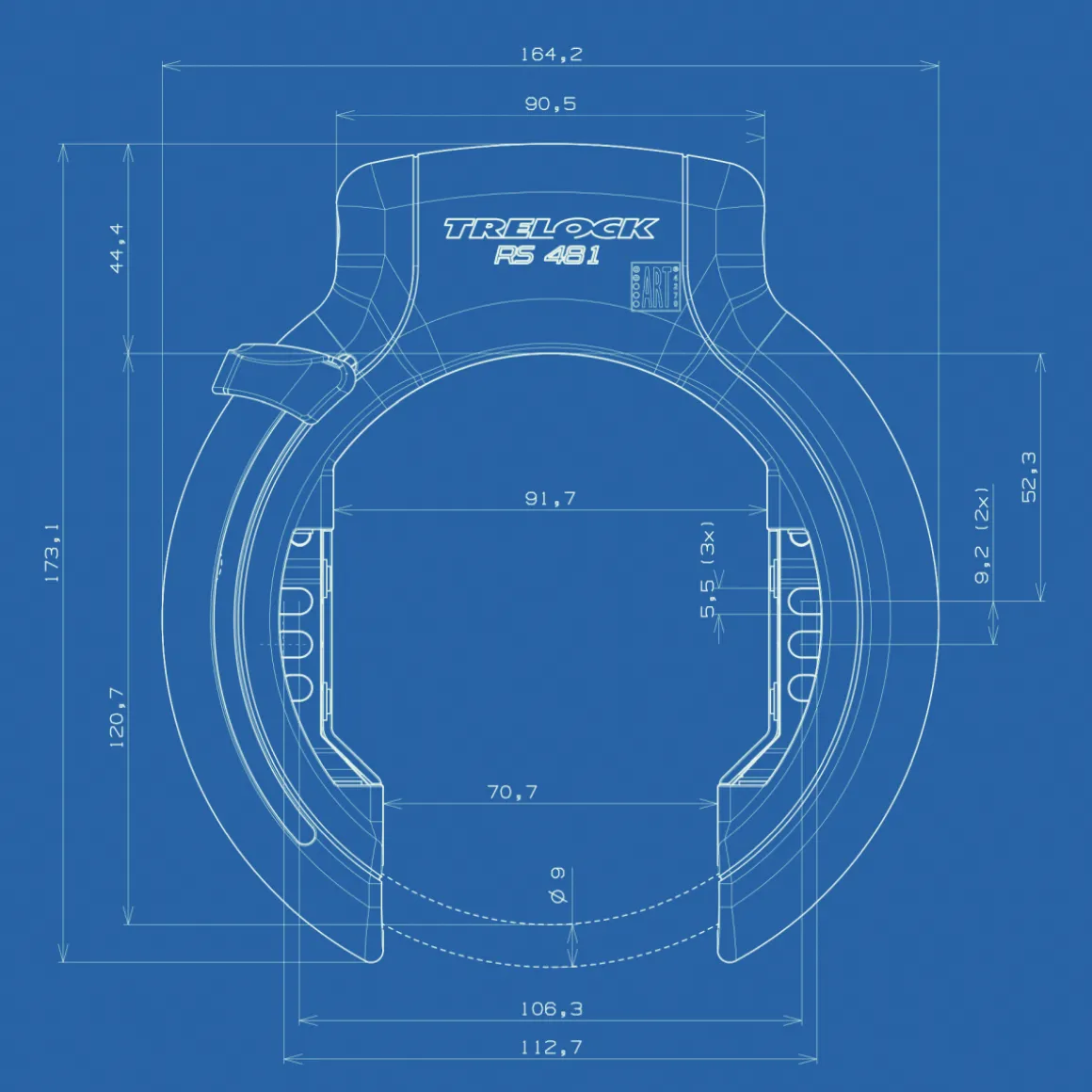 RS 481 XXL Frame Lock (AZ / NAZ)