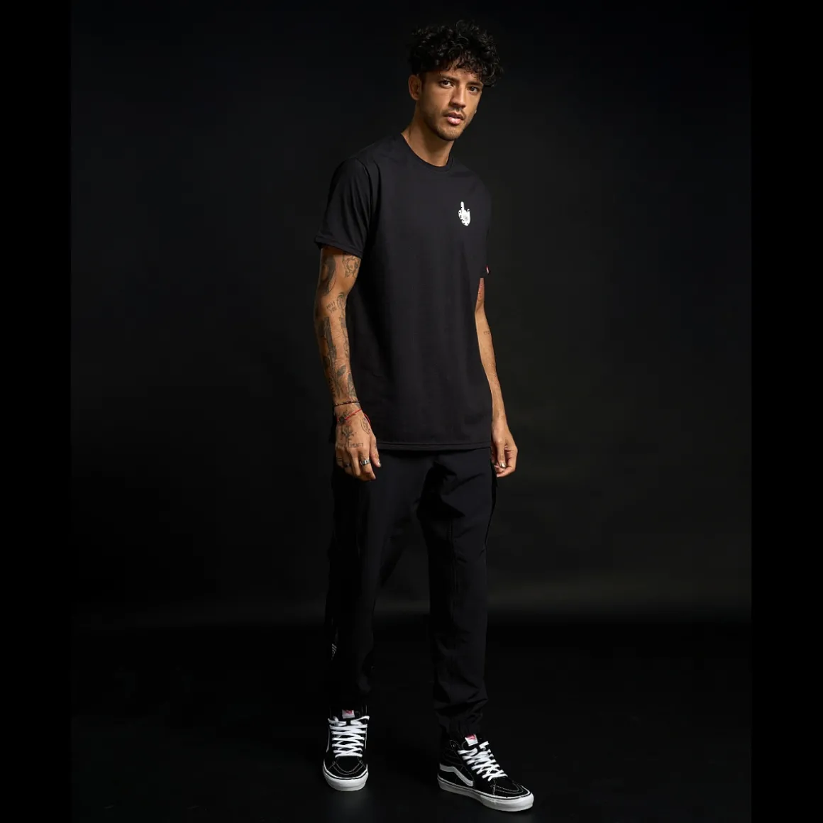 SHRED BLACK TECH TEE Short Sleeve MTB Shirt