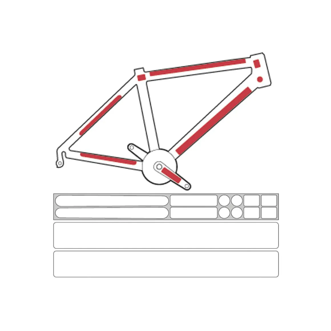 Skin Armor L Frame Protection Film Set (matt)