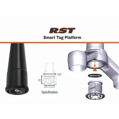Smart Tag Fork Holder for Apple Air Tag