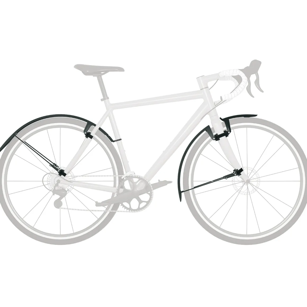 Speedrocker XL Gravel Mudguard Set up to 52 mm Tyre Width