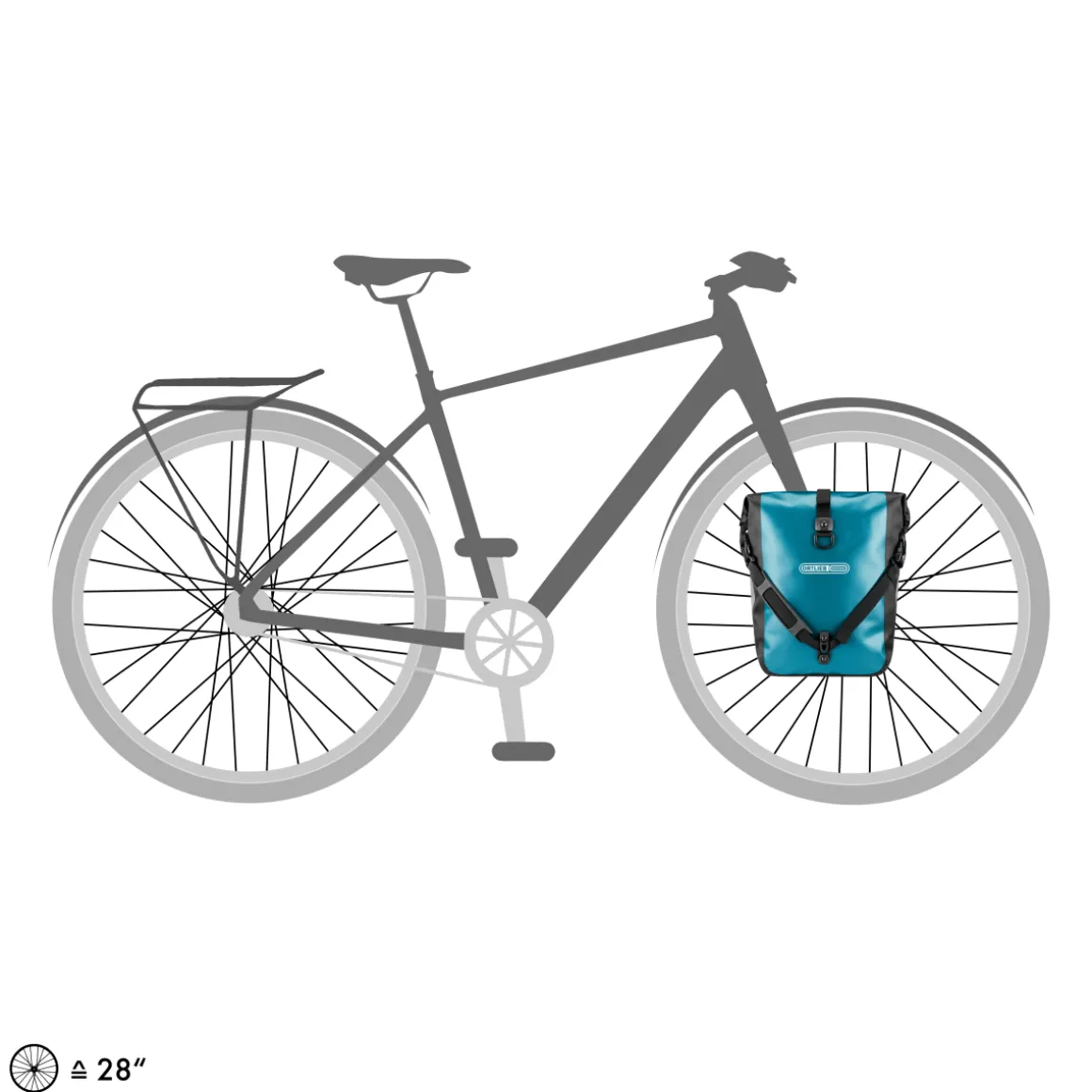 SPORT-ROLLER Set Consisting of Two Panniers