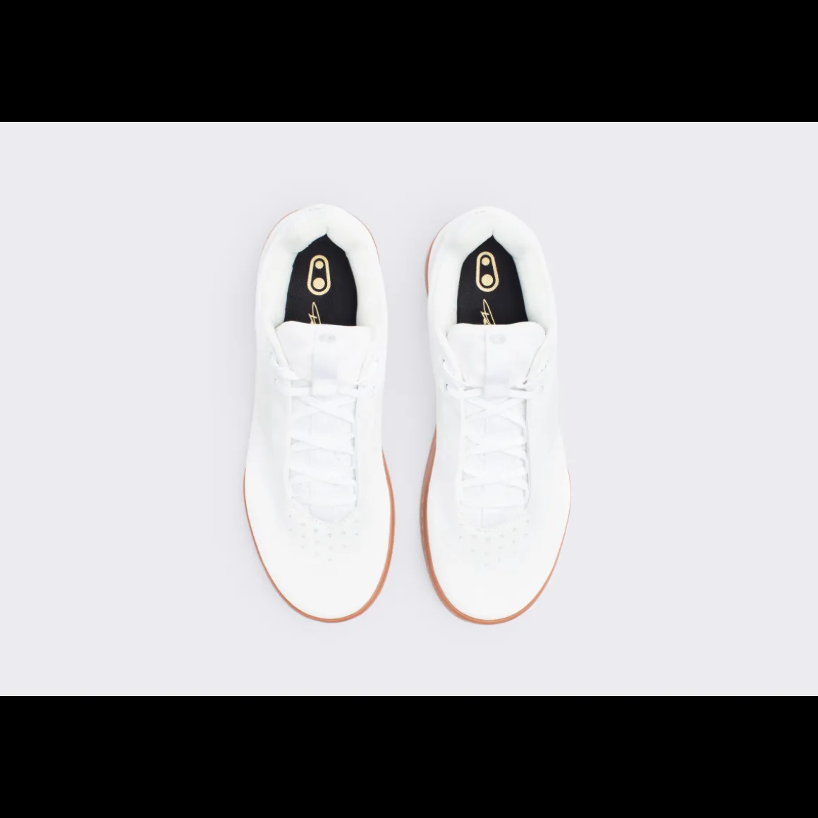 STAMP LACE Flat Pedal Shoes