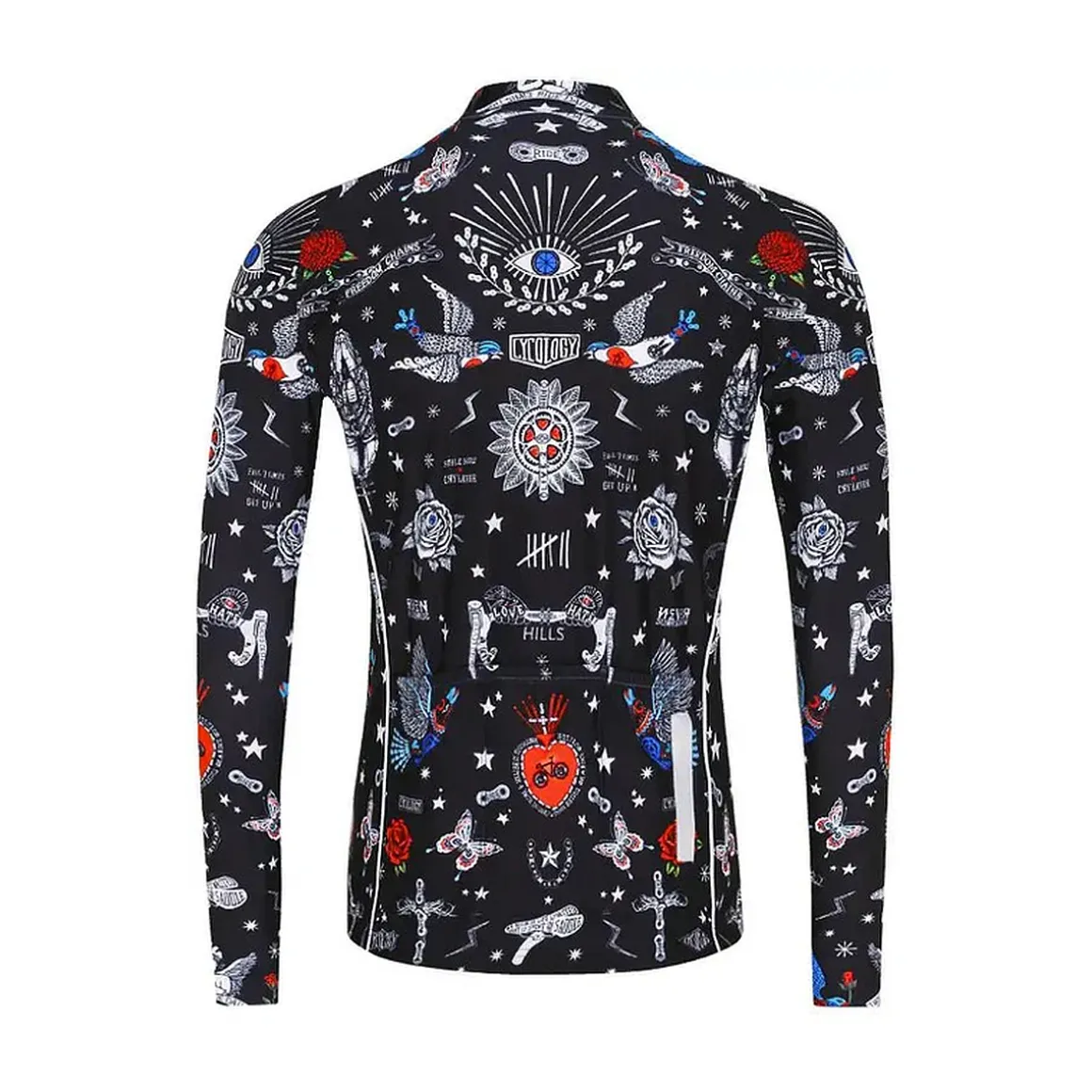 TATTOO MEN’S LONG SLEEVE JERSEY Cycling Jersey