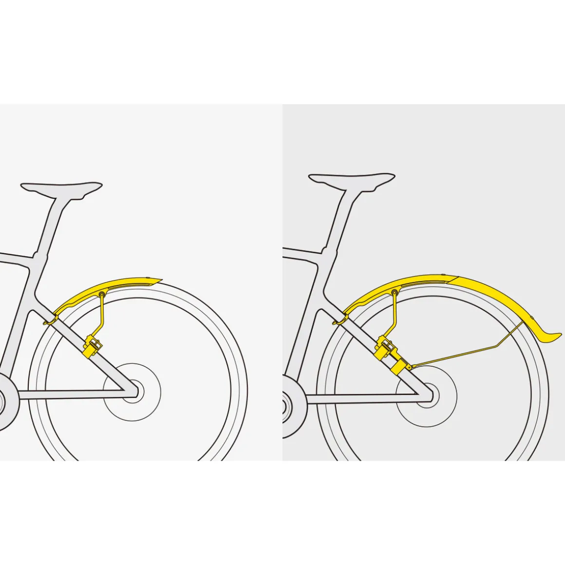 TETRAFENDER G2 Gravel Mudguard Rear Wheel