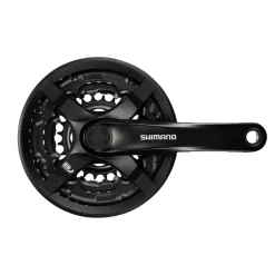 TOURNEY FC-TY501 Crankset, 3 x 6/7/8-Speed (42-34-24 Teeth)