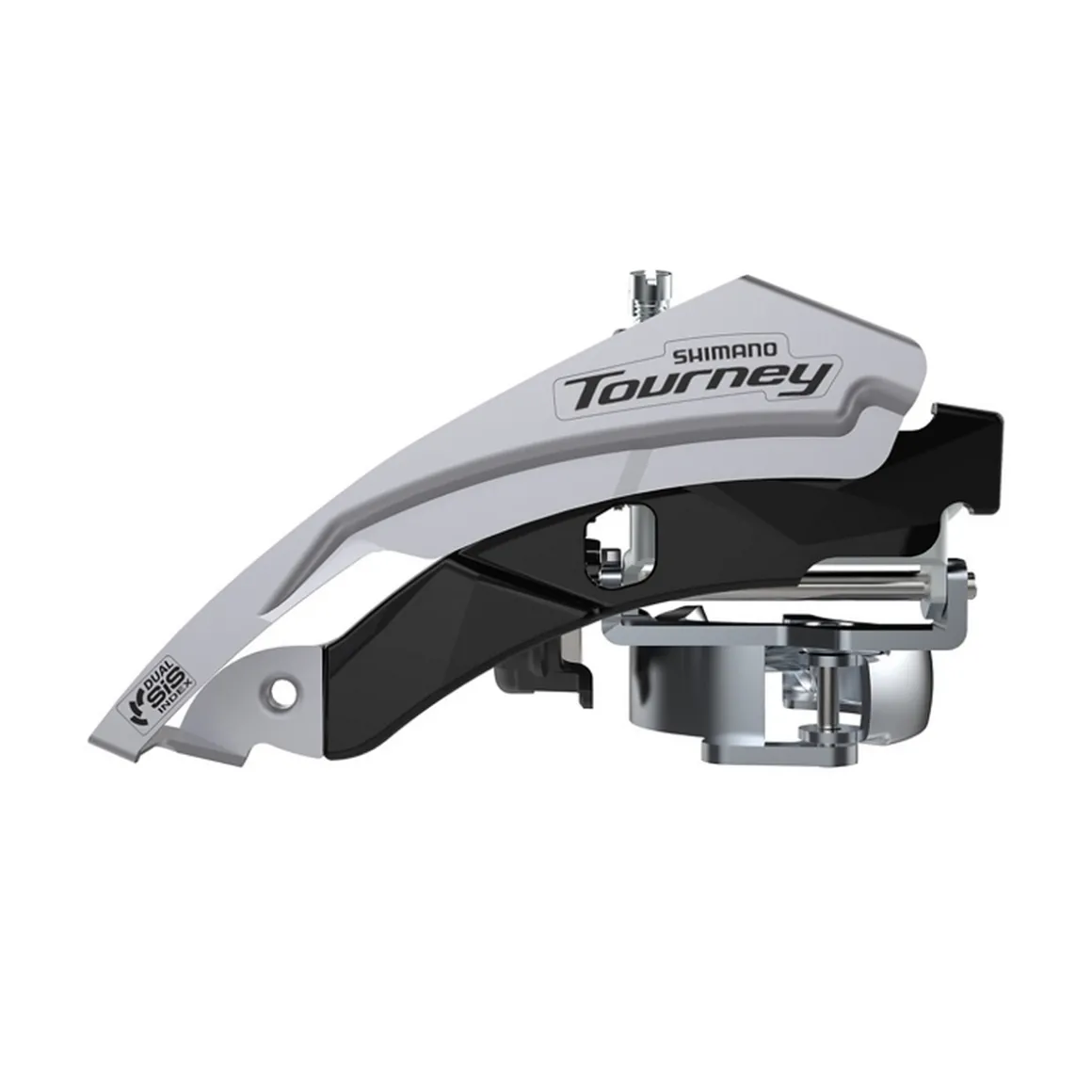TOURNEY FD-TY601-L6 Front Derailleur 3 x 6/7/8-Speed – Clamp Attachment – 66-69° Chainstay Angle