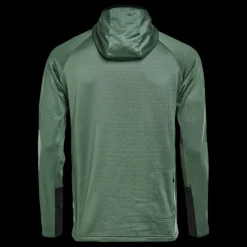 TRAIL grid fleece thermo hoodie