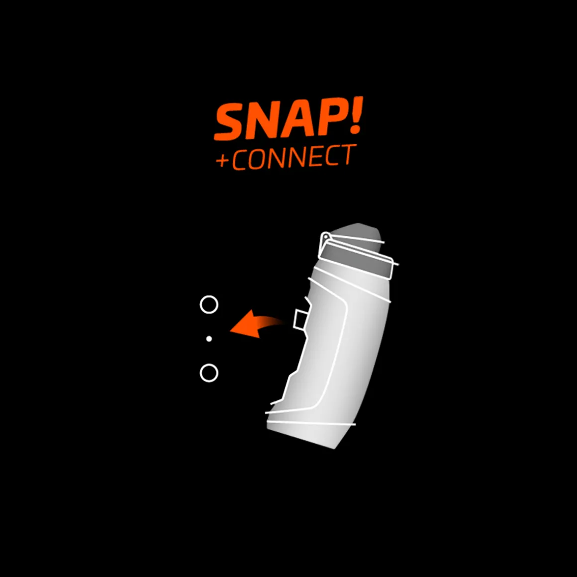 TWIST Drink Bottle 590 ml incl. Bike Base Holder