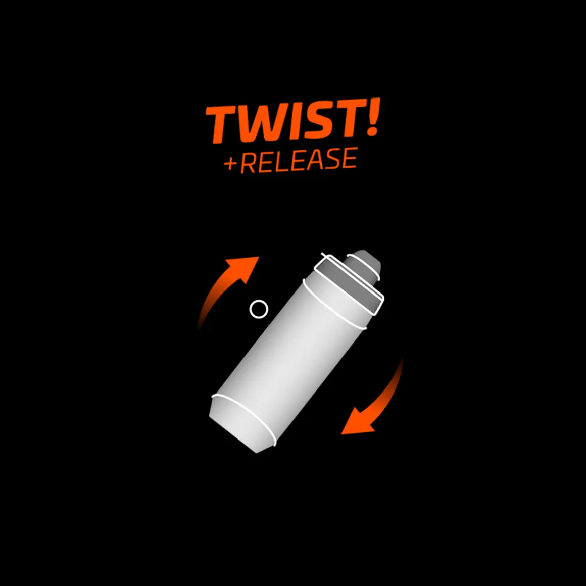 TWIST Drink Bottle 590 ml incl. Bike Base Holder