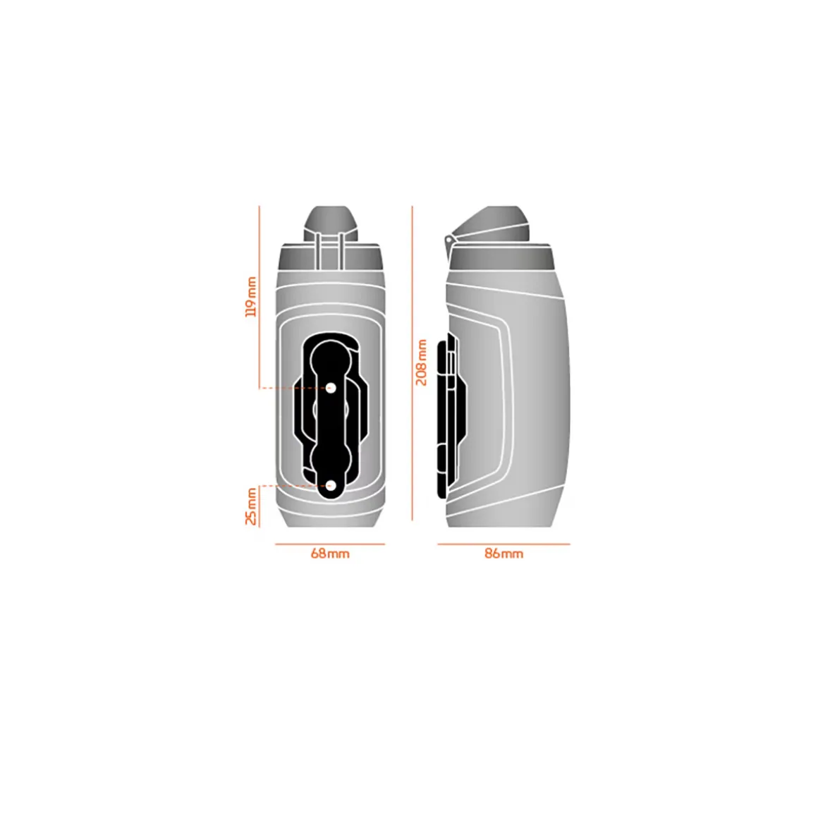 TWIST Drinking Bottle 590 ml Incl. Bottle Connector