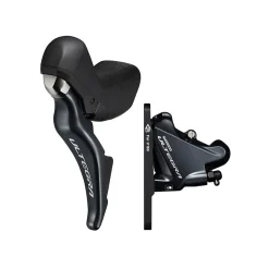 Ultegra ST-R8025 Brake/Shift Lever Combination 2x11 Speed with BR-R8070 Disc Brake Caliper Front or Rear (for Small Hands)