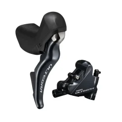 Ultegra ST-R8025 Brake/Shift Lever Combination 2x11 Speed with BR-R8070 Disc Brake Caliper Front or Rear (for Small Hands)