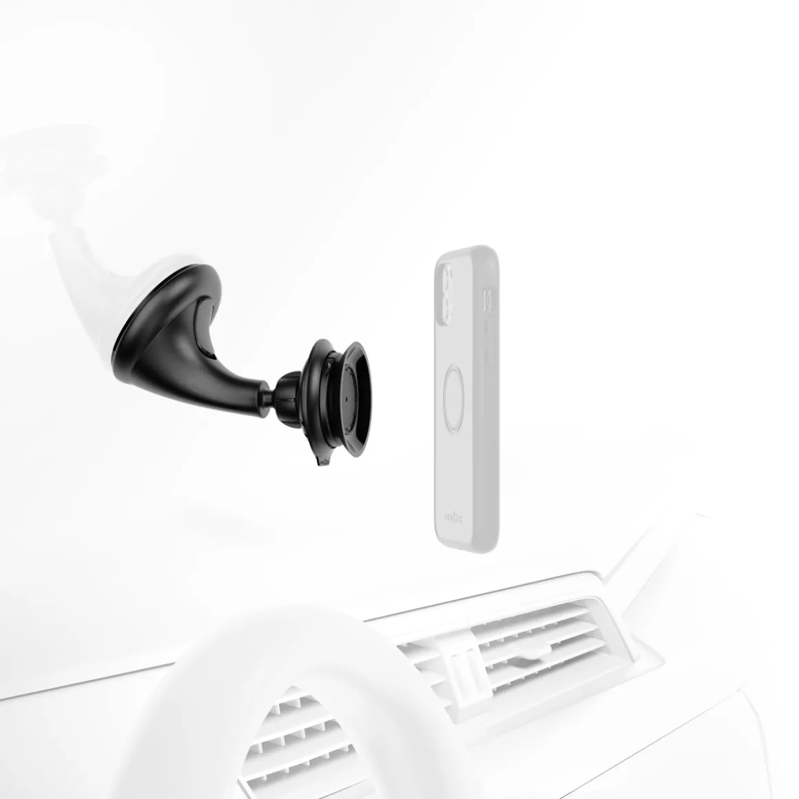 VACUUM Car Suction Base Smartphone Holder for Windscreens