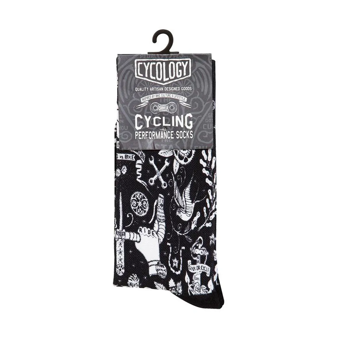 VELO TATTOO CYCLING SOCKS