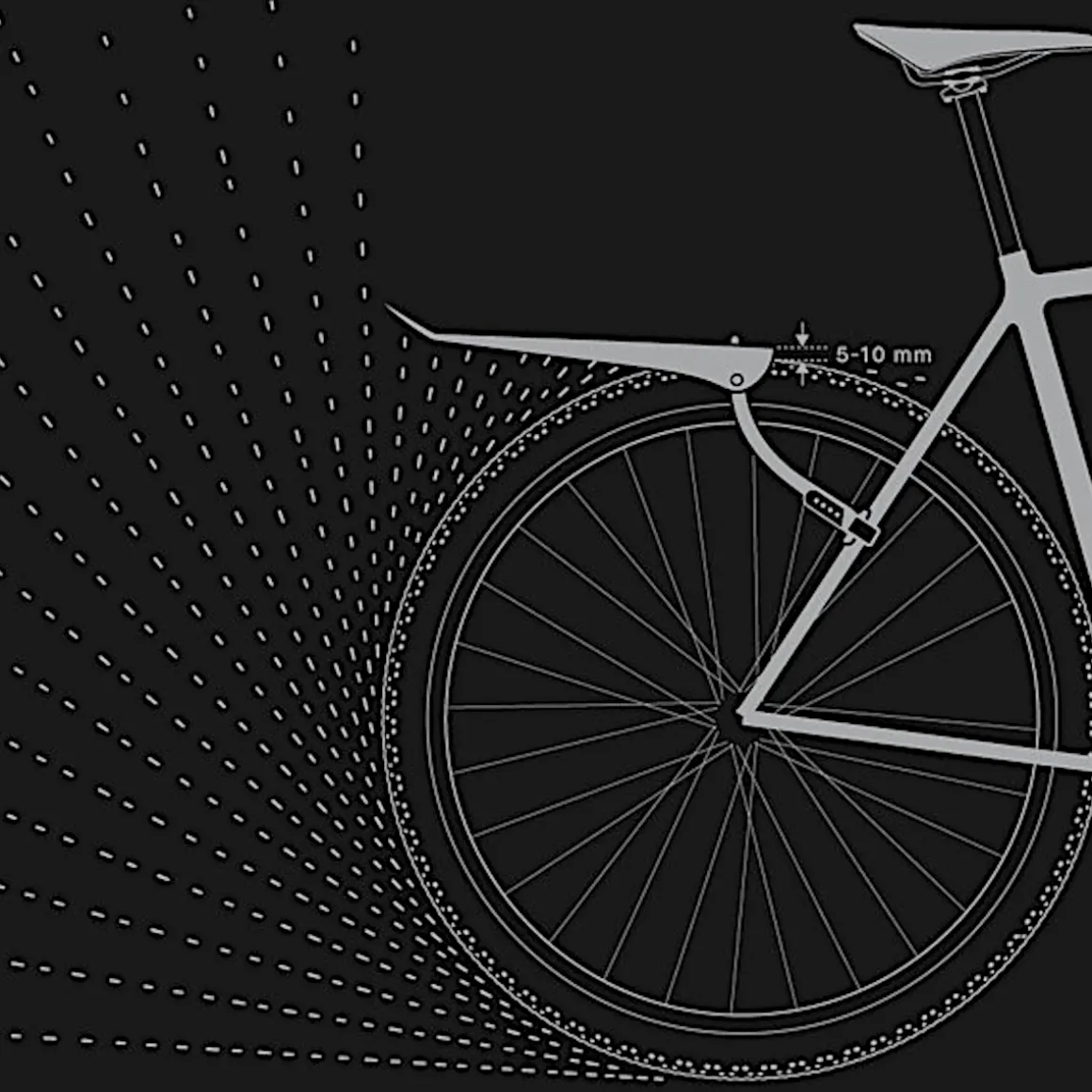 Win Wing WRS-2 Road Rear Wheel Plug-in Mudguard