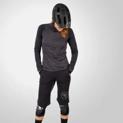 WOMEN’S SINGLETRACK FLEECE Long-Sleeved MTB Bike Shirt