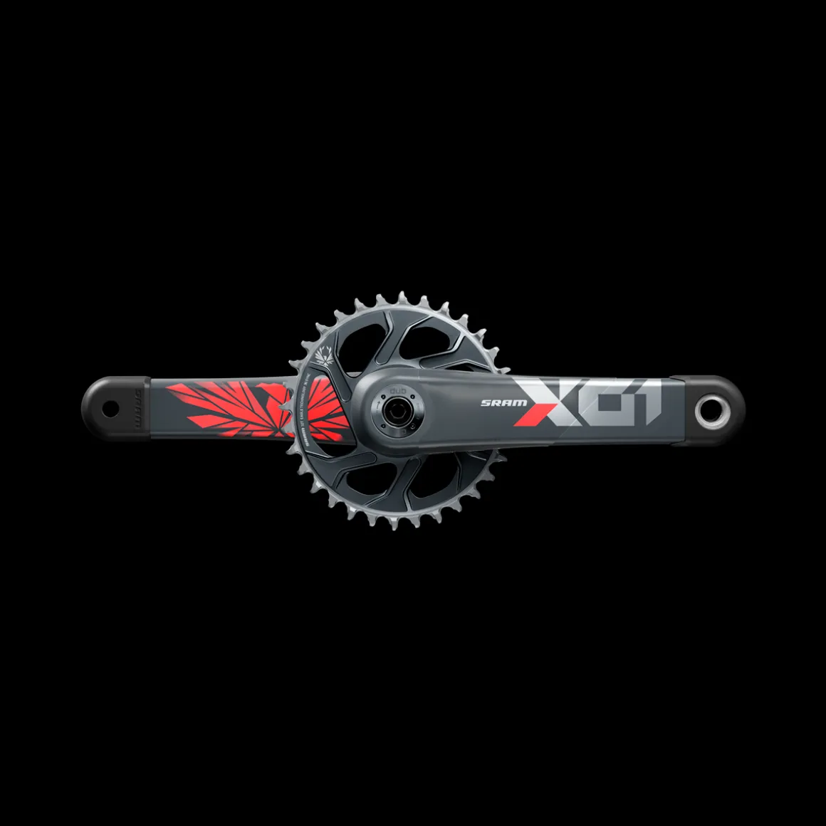 X01 Eagle™ DUB™ BOOST™ Crankset Lunar Oxy
