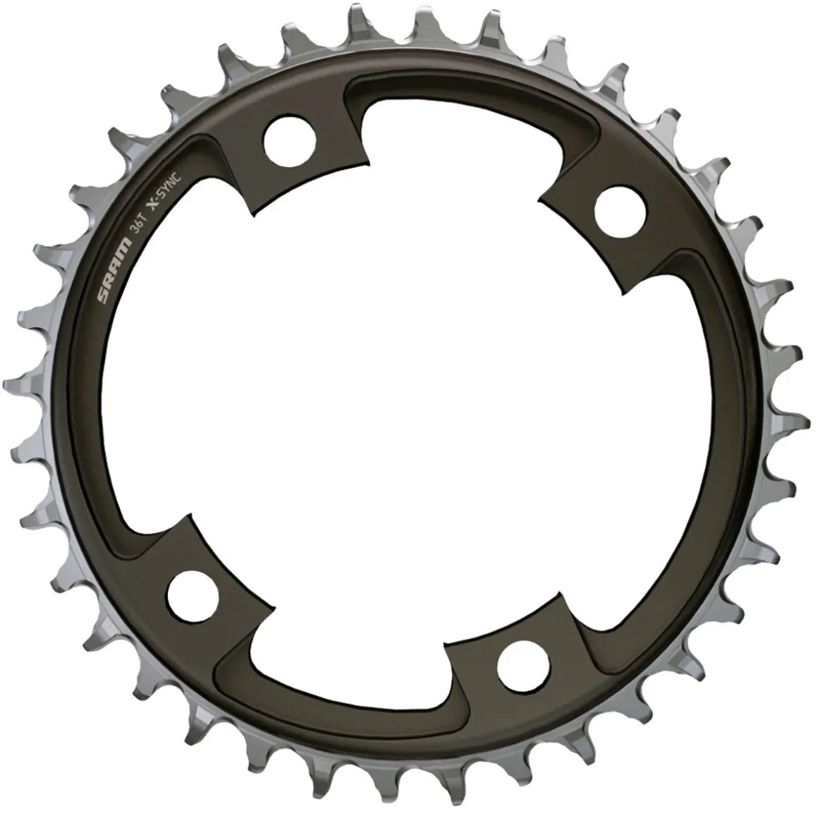 X-SYNC™ Road 1x12 Chainring, 107 BCD, Black, FORCE®