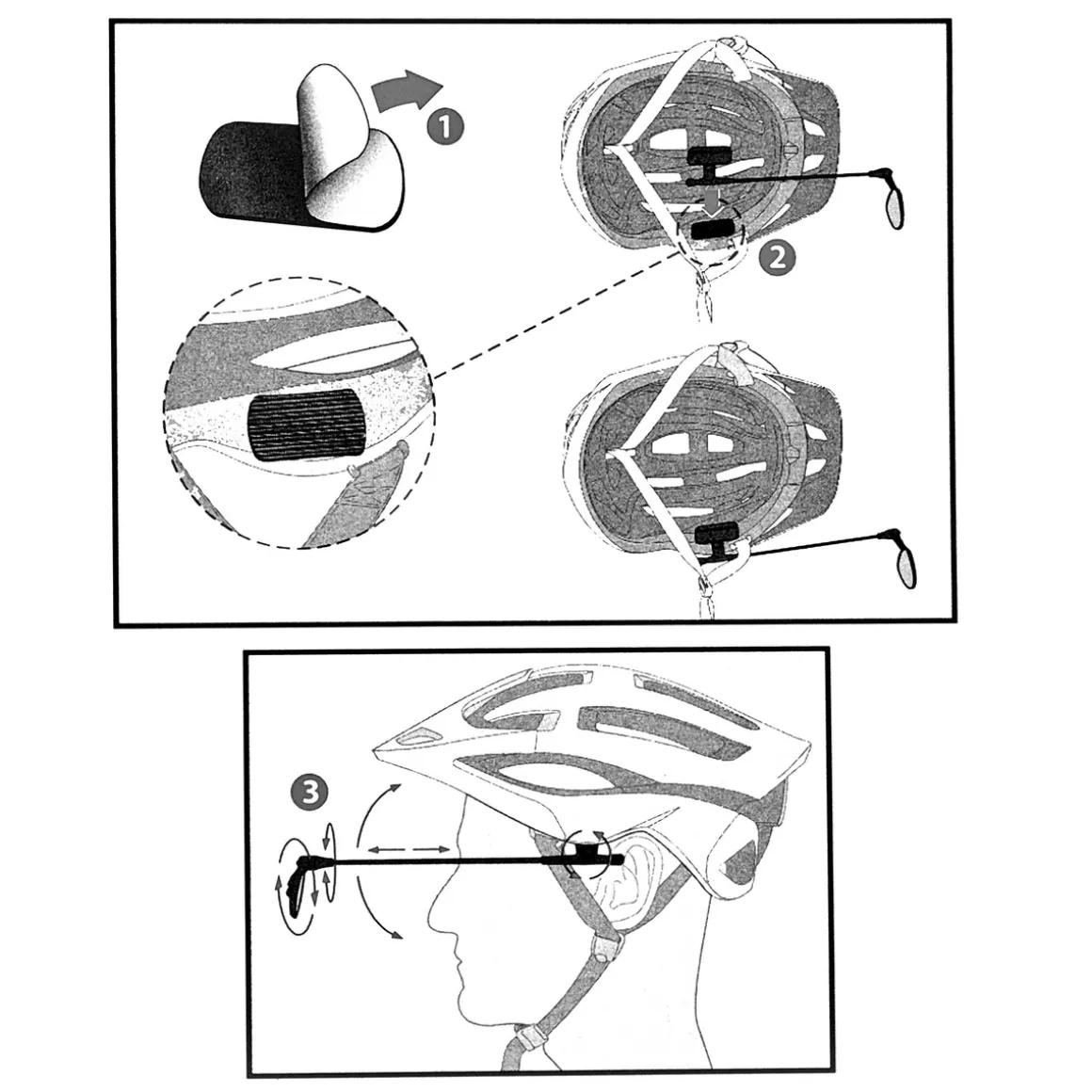 Z-Eye helmet mirror